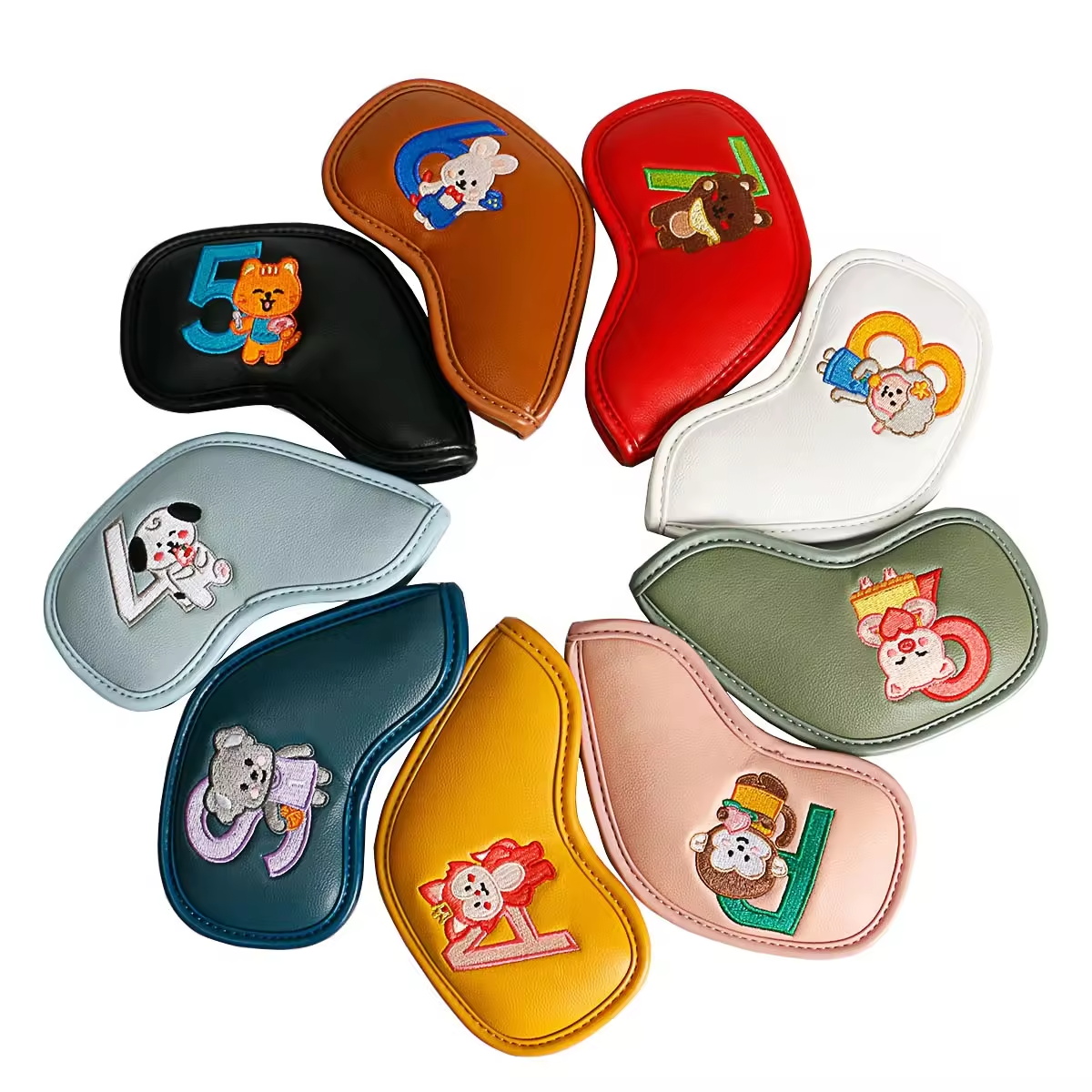 9Pcs Cute Cartoon Animal Golf  - đánh giá và giá Women Accessories For Gift