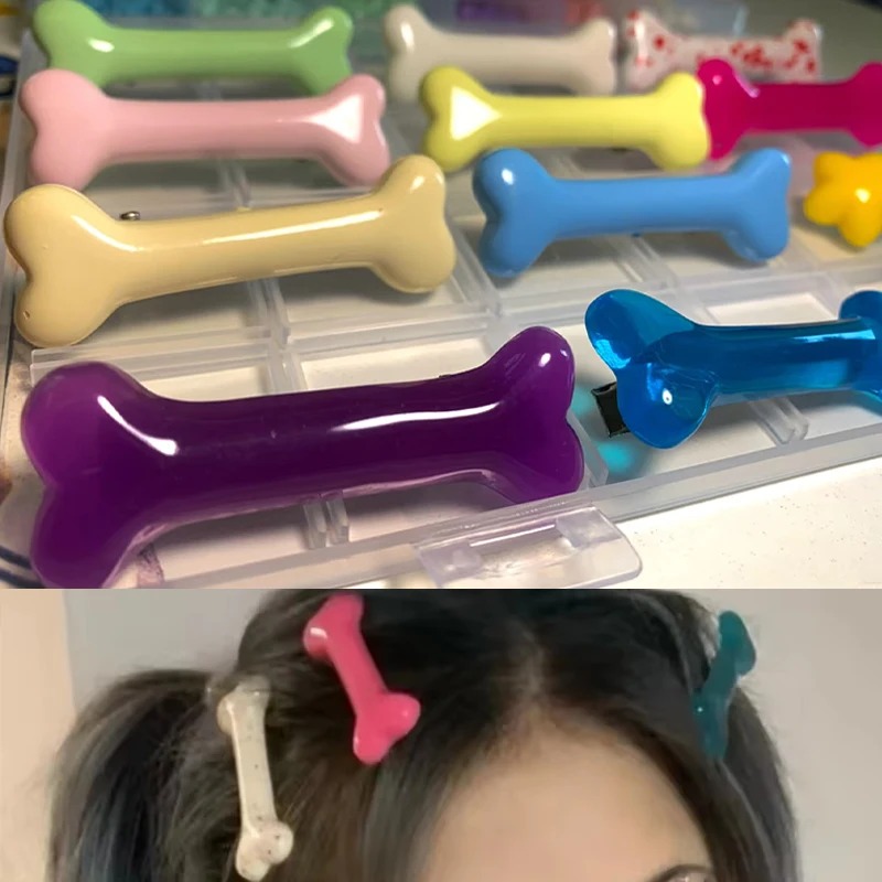 Colorful Bone Hair Clip Cute Y - đánh giá và giá Women Accessories Wholesale China