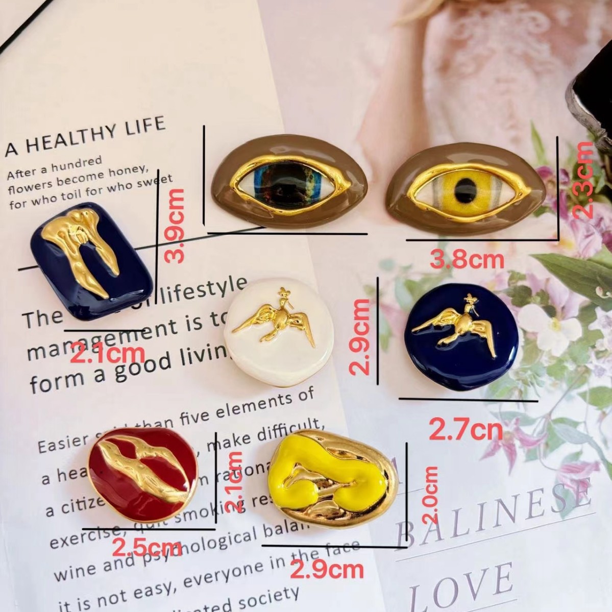 Europe America Colored Enamel  - đánh giá và giá Accessories Brand For Women