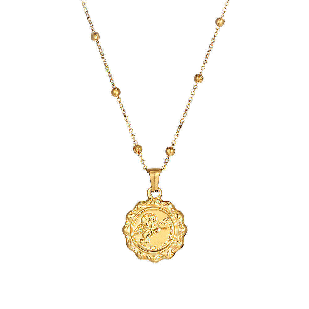 Women Delicate The Angel Cupid - đánh giá và giá Coin Necklace Delicate