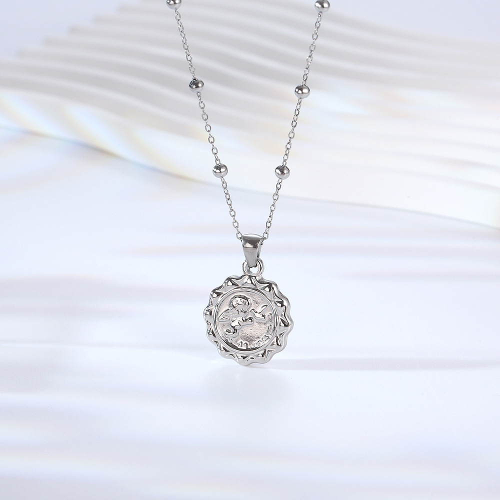 Women Delicate The Angel Cupid - đánh giá và giá Coin Necklace Delicate
