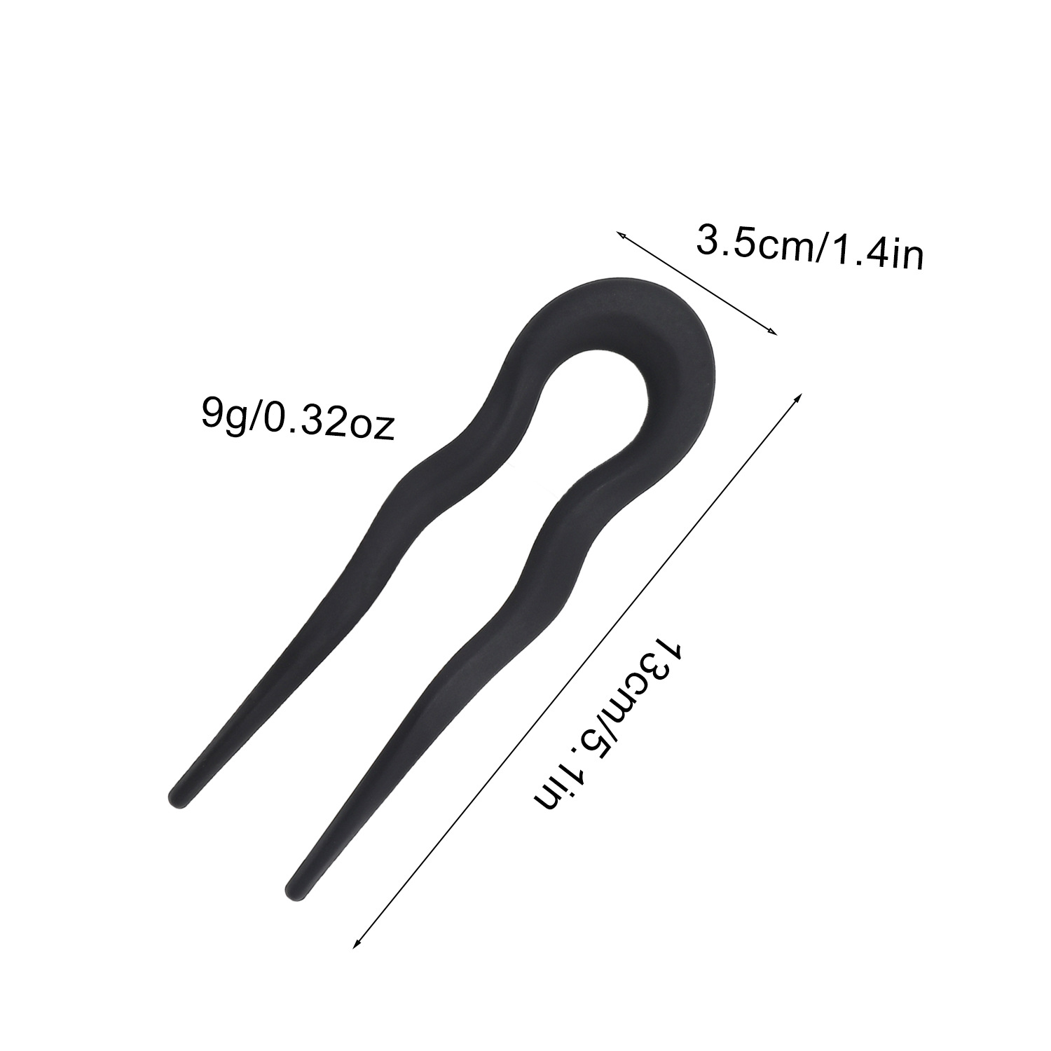 1/4pcs Simple Frosted U-Shaped - đánh giá và giá Women Accessories On Sale
