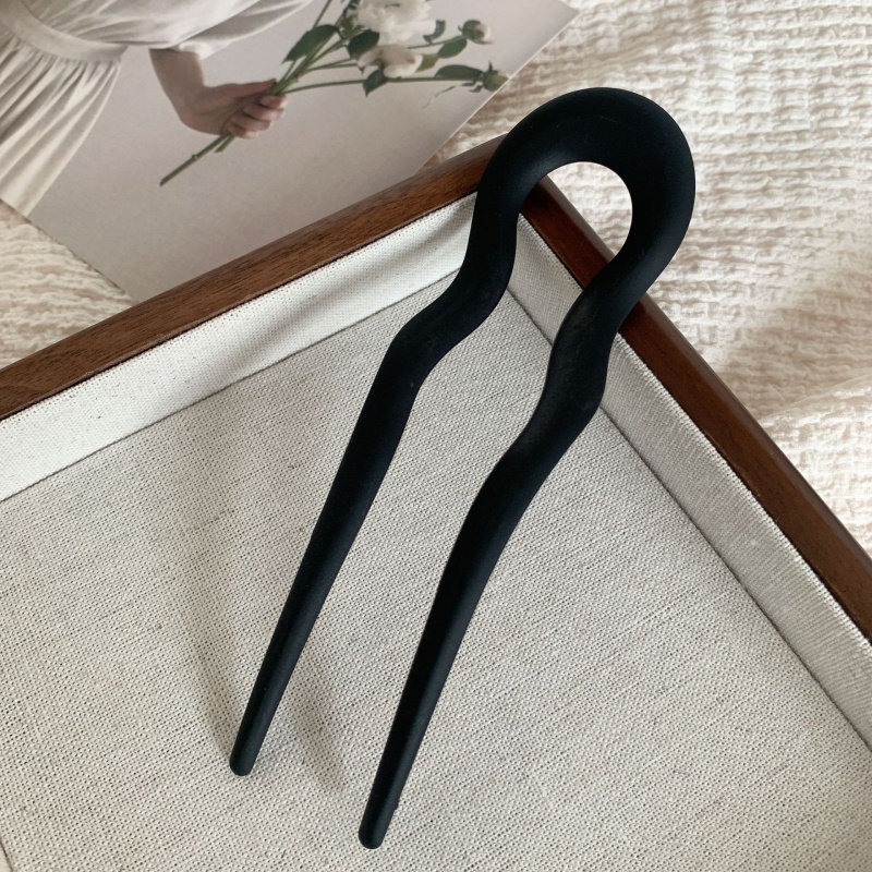 1/4pcs Simple Frosted U-Shaped - đánh giá và giá Women Accessories On Sale