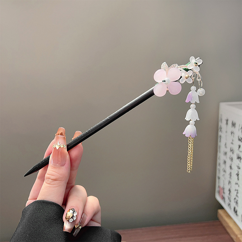 Classic Tassel Hair Stick Blac - đánh giá và giá Young Women'S Accessories