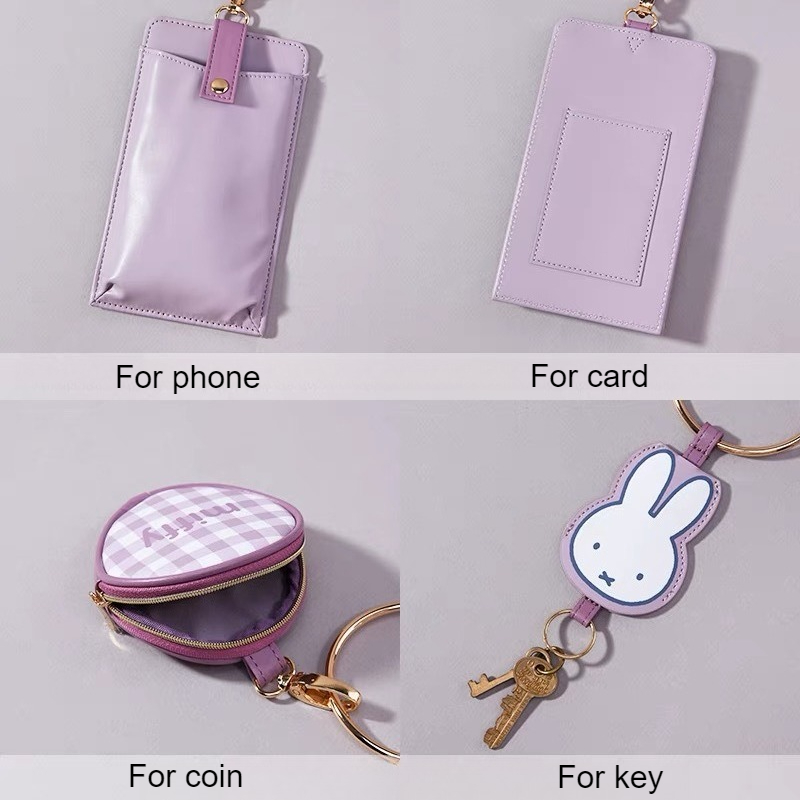 Miffy Kawaii Phone Pouch Set C - đánh giá và giá Women Accessories Combo Gift