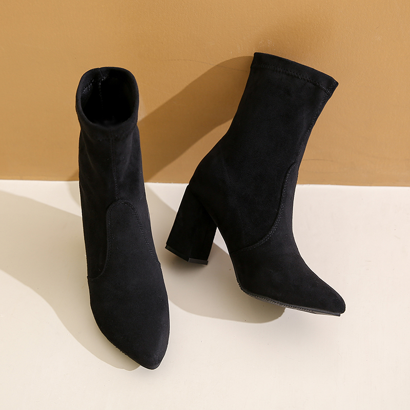 Winter new style chunky heel f - đánh giá và giá Women'S Ankle Accessories